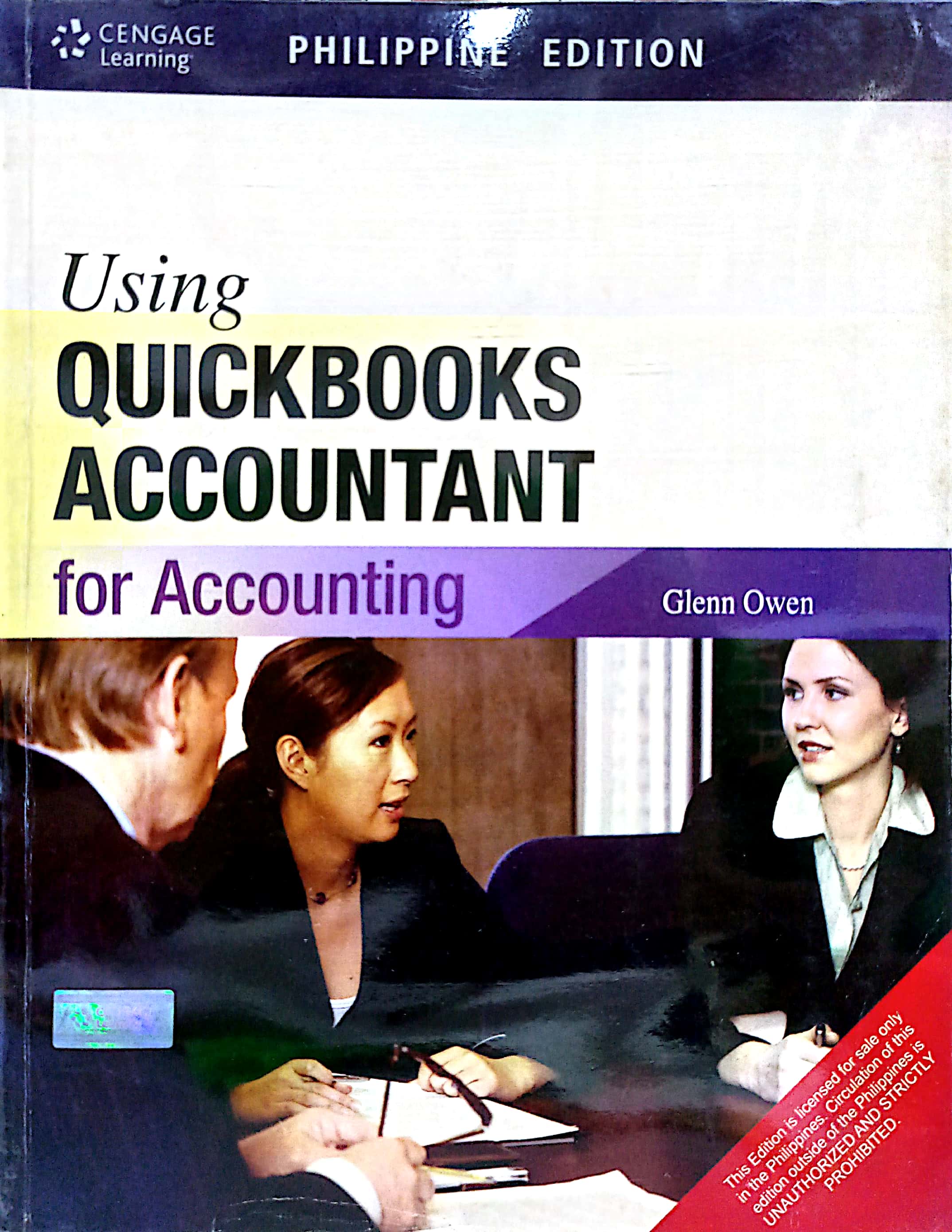 Book cover: Using quickbooks for accounting
