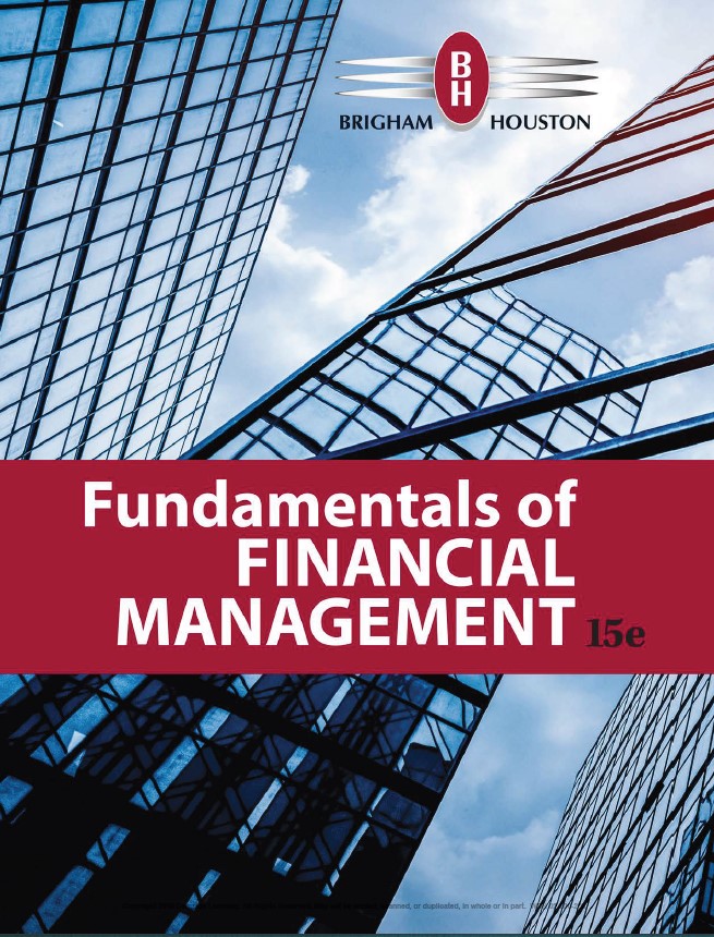 Book cover: Fundamentals of financial management