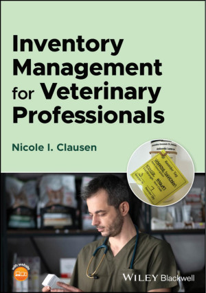 Book cover: Inventory management for veterinary professionals
