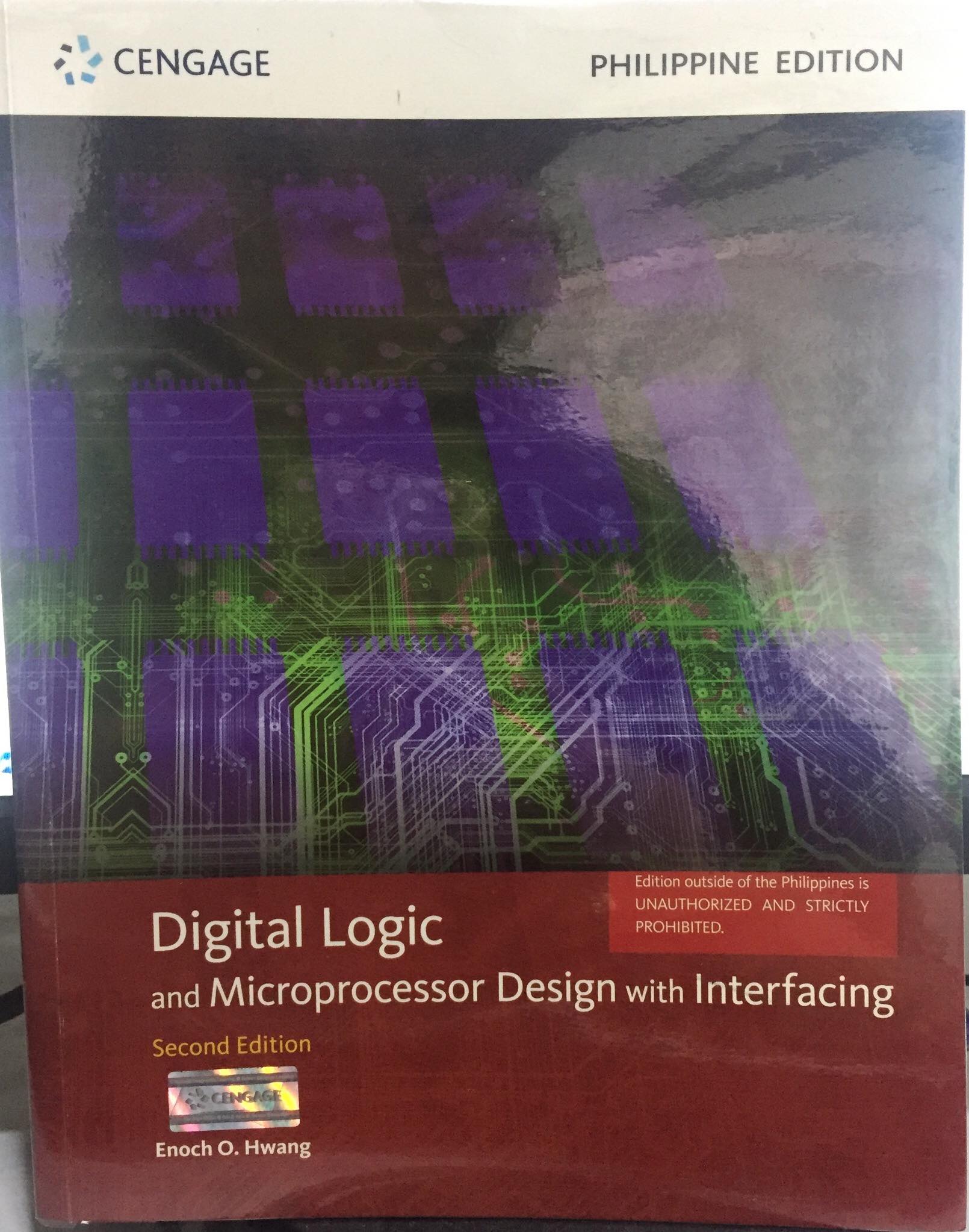 Book cover: Digital logic and microprocessor design with interfacing