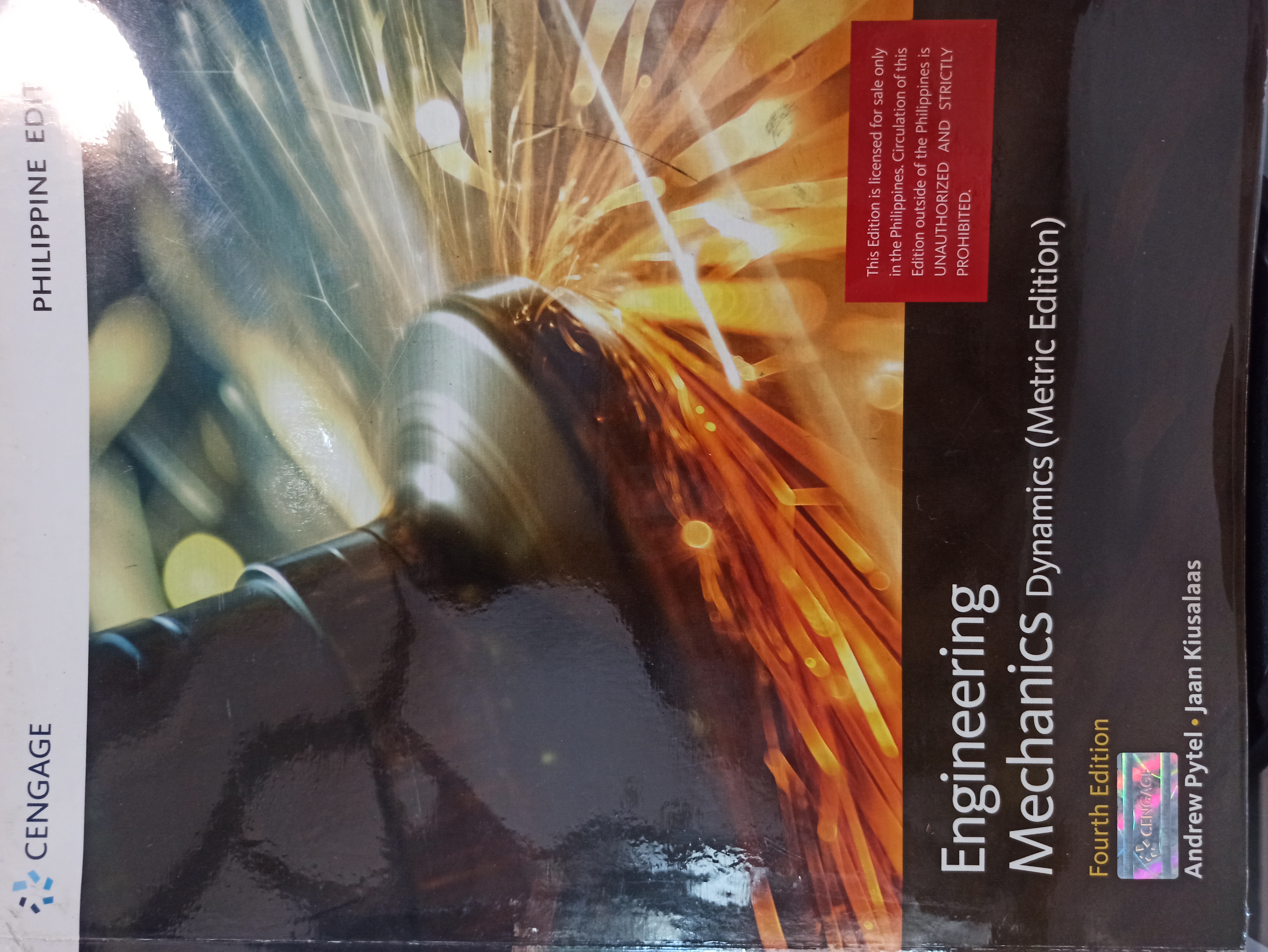 Book cover: Engineering mechanics : dynamics (metric edition)