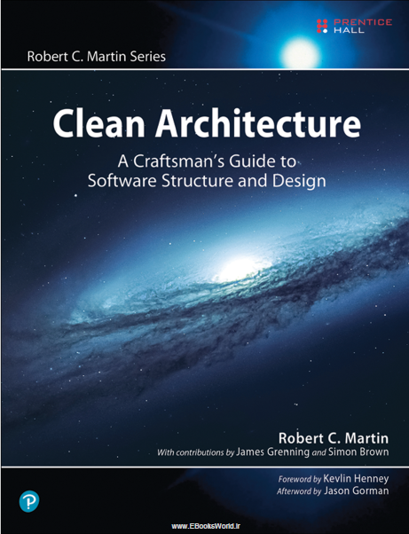 Book cover: Clean architecture : a craftsman's guide to software architecture and design