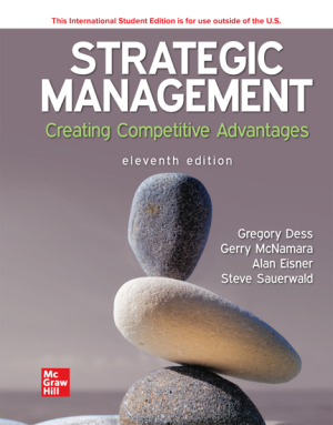Book cover: Strategic management : text & cases