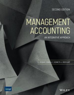 Book cover: Management accounting : an integrative approach