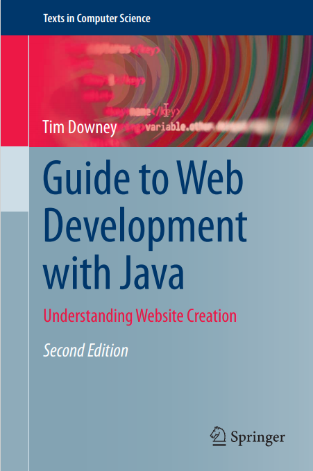 Book cover: Guide to web development with Java : understanding website creation