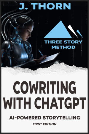 Book cover: Three story method: cowriting with chatgpt (ai-powered storytelling)