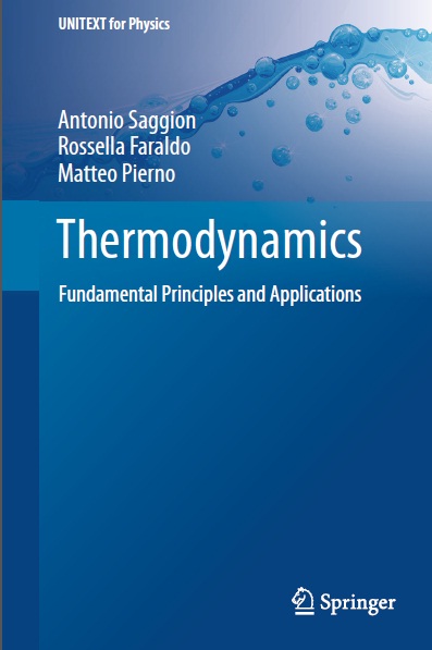 Book cover: Thermodynamics: fundamental principles and applications
