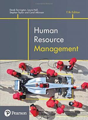 Book cover: Human resource management