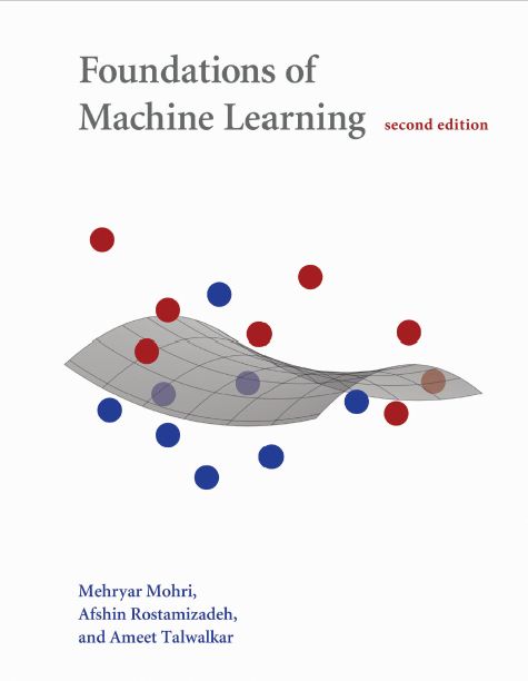 Book cover: Foundations of machine learning