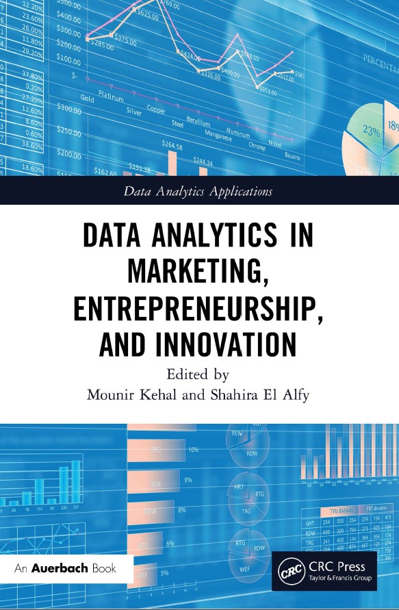 Book cover: Data analytics in marketing, entrepreneurship, and innovation