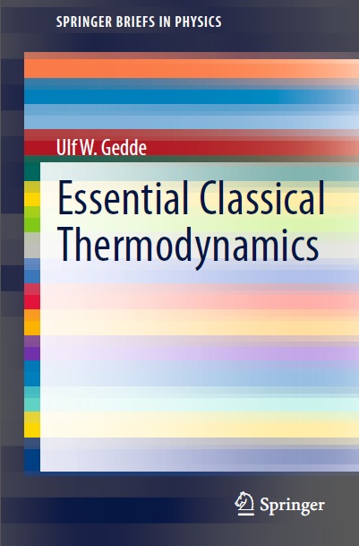 Book cover: Essential classical thermodynamics