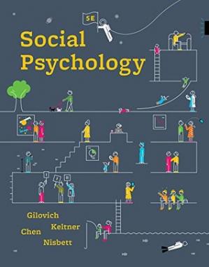 Book cover: Social psychology