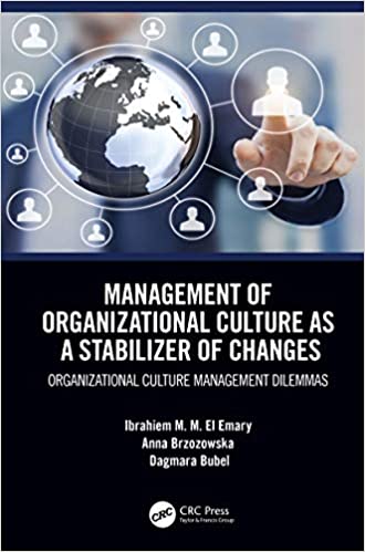 Book cover: Management of organizational culture as a stabilizer of changes: organizational culture management dilemmas.