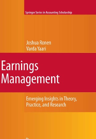Book cover: Earnings management : emerging insights in theory, practice, and research