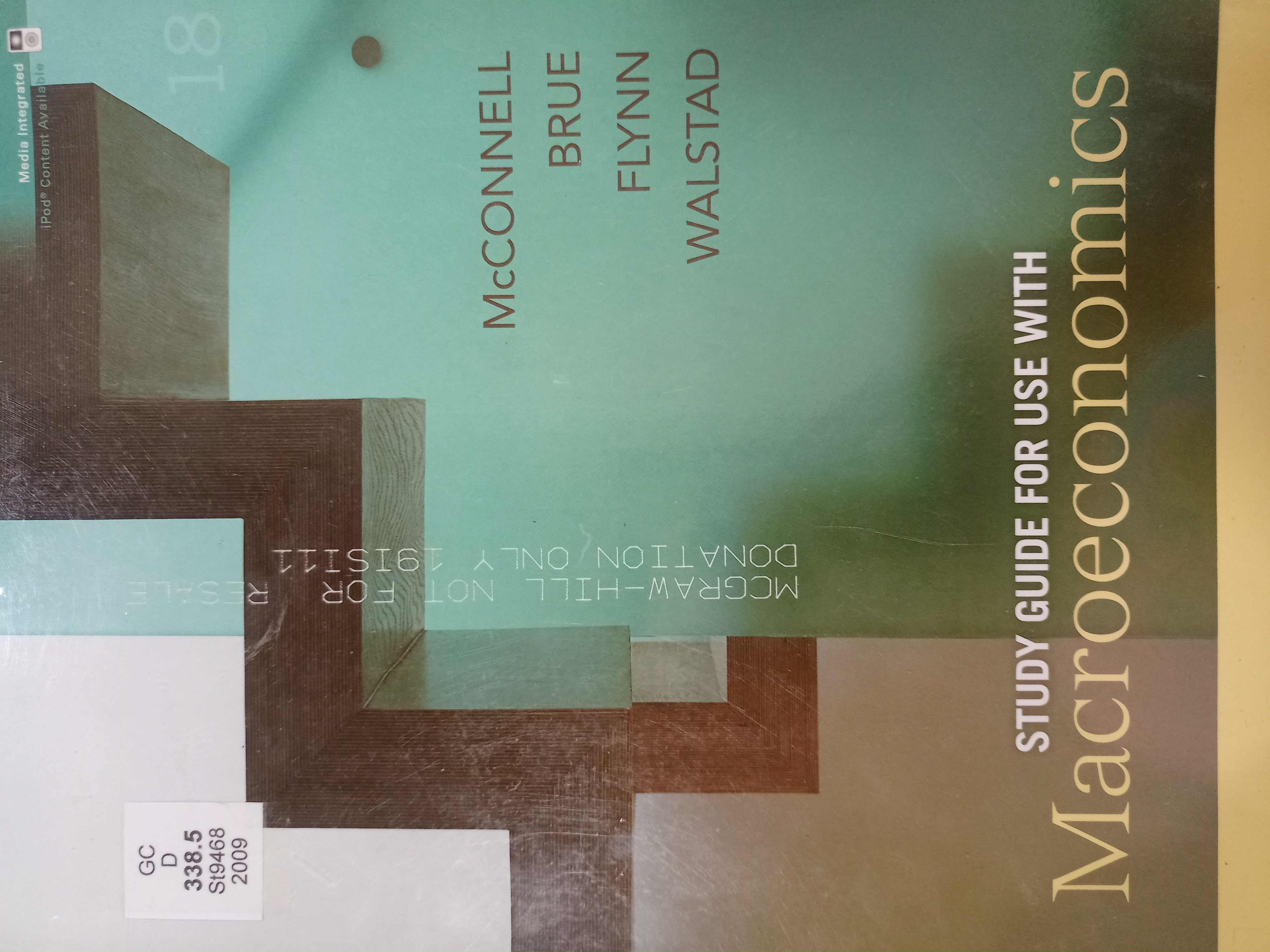 Book cover: Study guide for use with macroeconomics