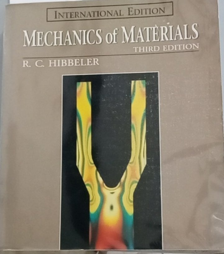 Book cover: Mechanics of materials