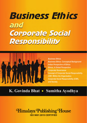 Book cover: Business ethics and corporate social responsibility