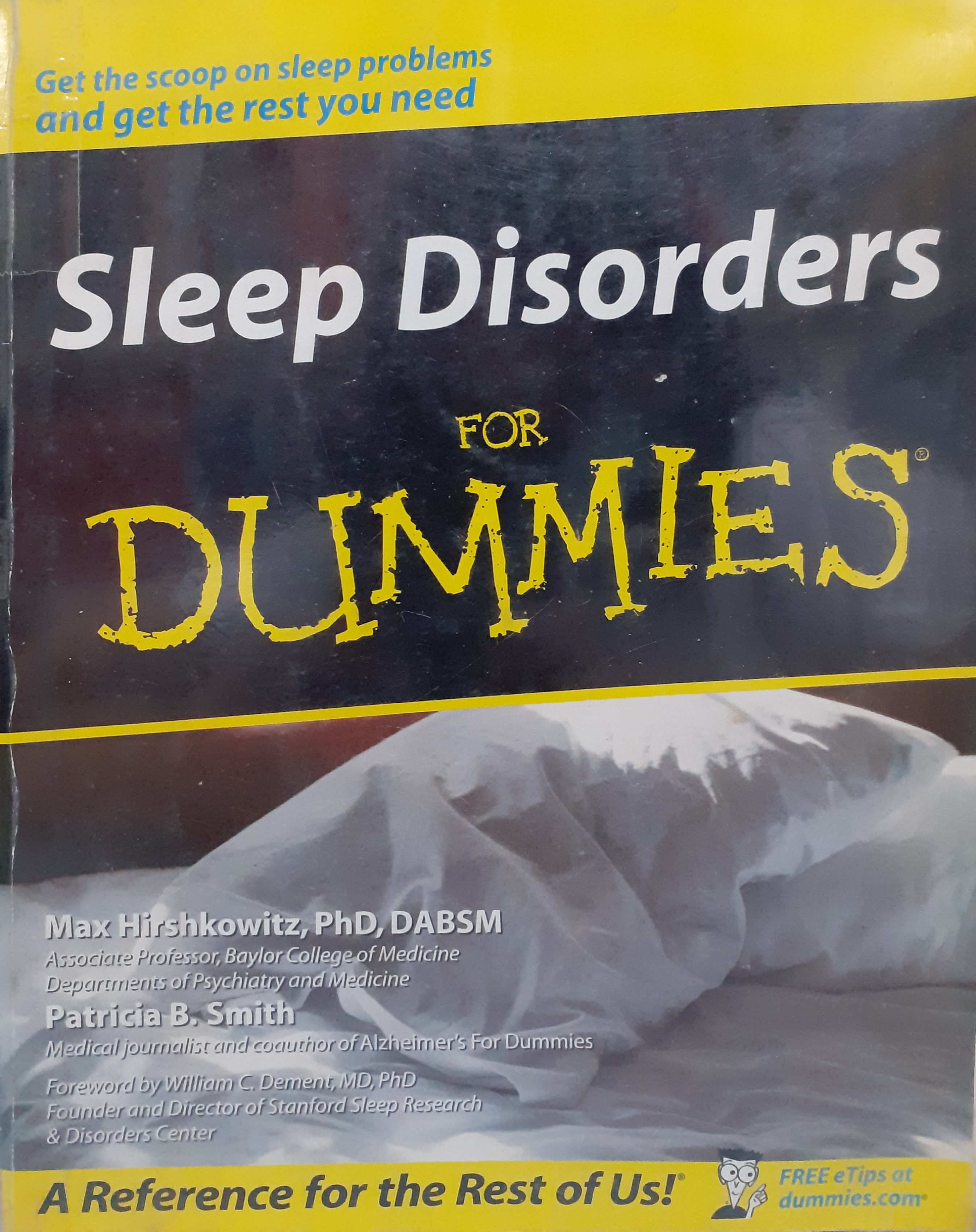 Book cover: Sleep disorders for dummies