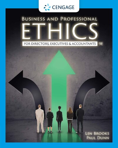 Book cover: Business and Professional Ethics : for Directors, Executives & Accountants