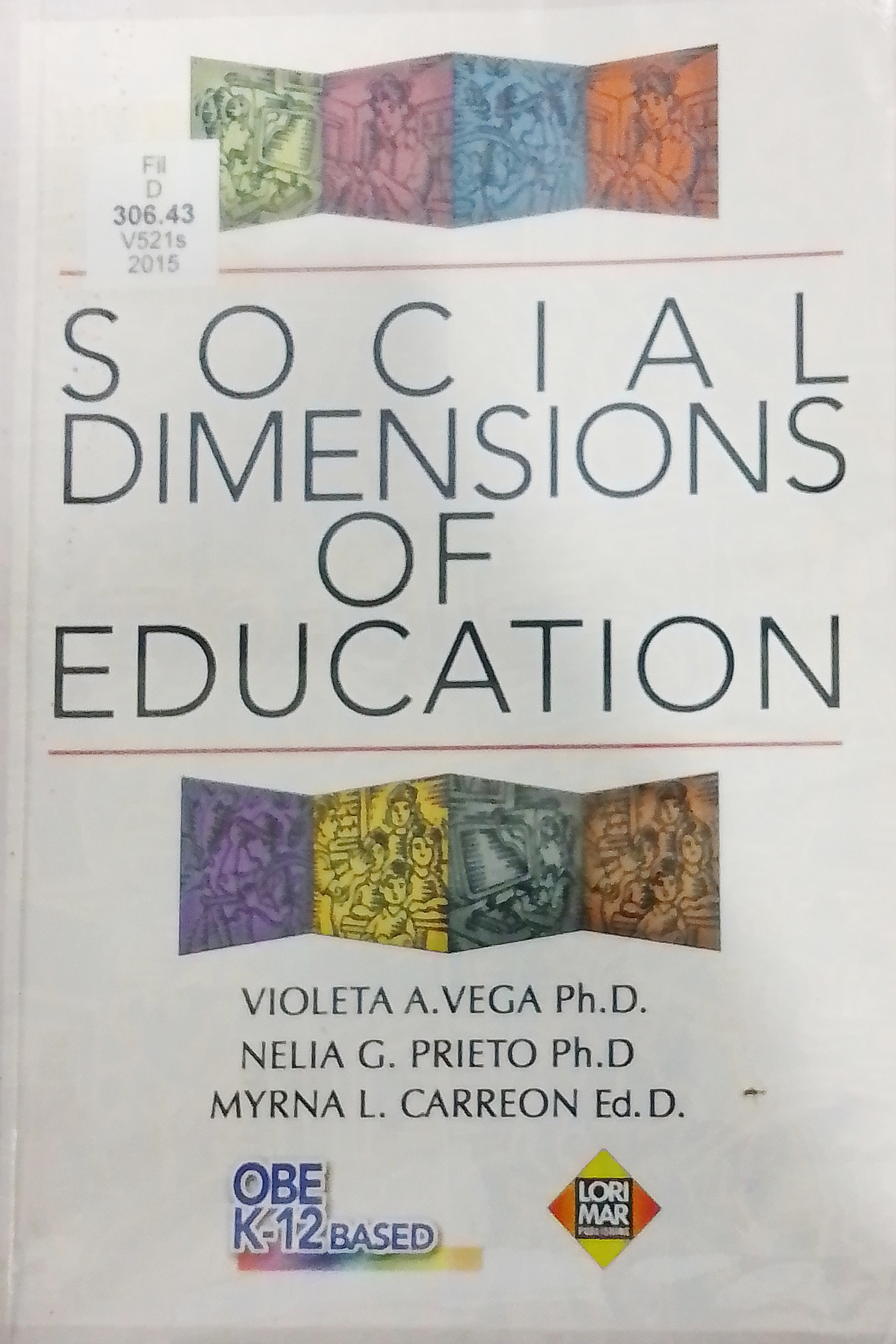 Book cover: Social dimension of education