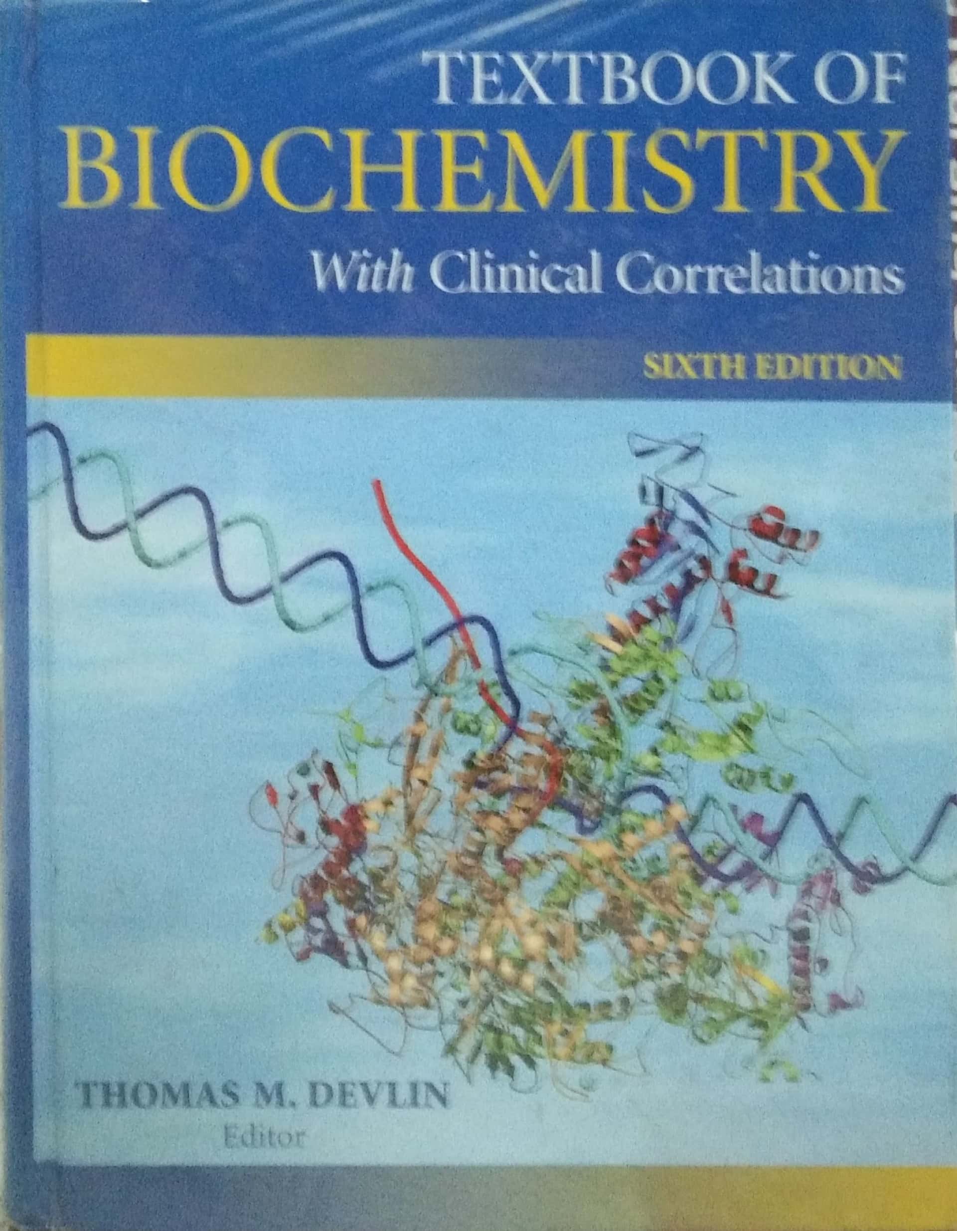 Book cover: Textbook of Biochemistry with Clinical Correlations