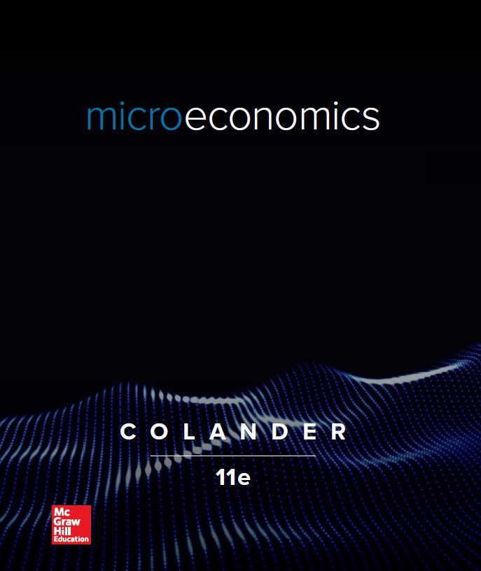 Book cover: Microeconomics