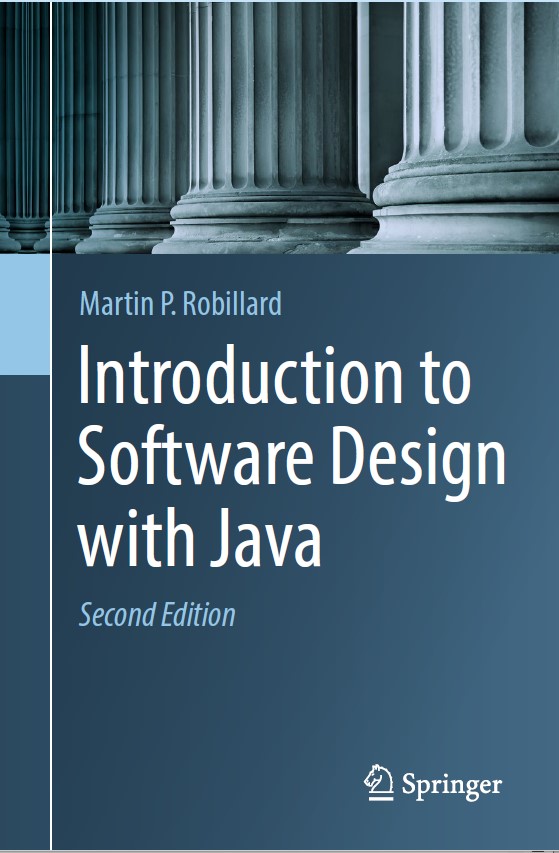Book cover: Introduction to software design with Java