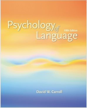 Book cover: Psychology of language