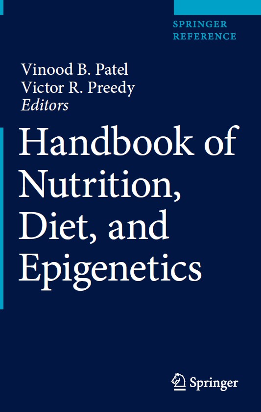 Book cover: Handbook of nutrition, diet, and epigenetics