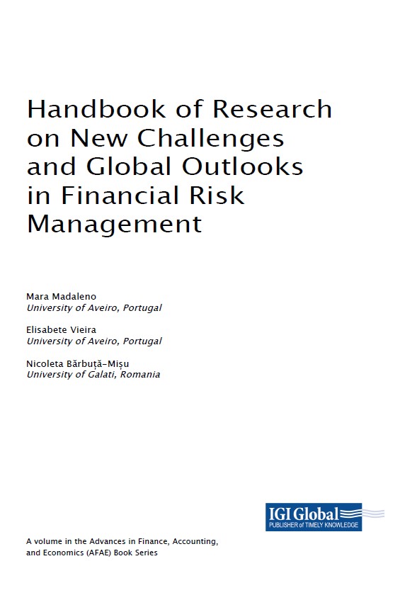 Book cover: Handbook of research on new challenges and global outlooks in financial risk management