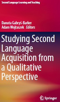 Book cover: Studying second language acquisition from a qualitative perspective