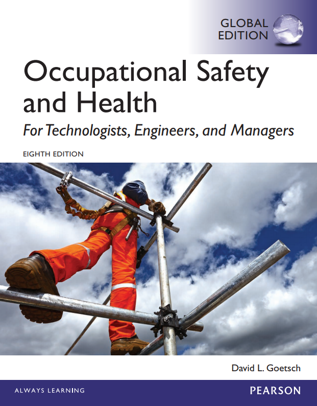 Book cover: Occupational safety and health for technologists, engineers, and managers