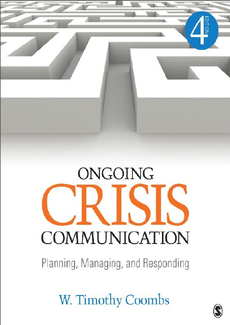 Book cover: On going crisis communication