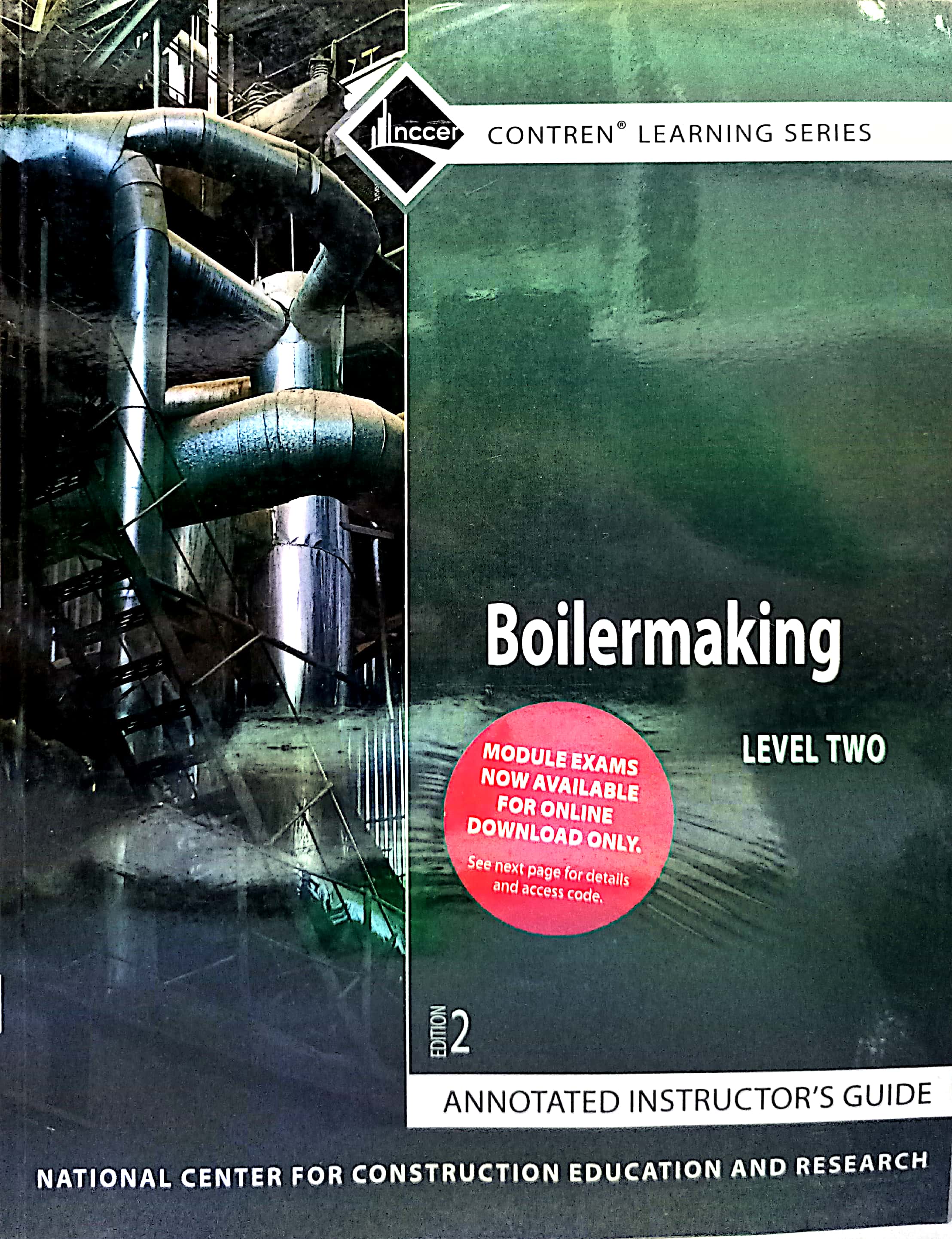 Book cover: Boilermaking level 2 annotated instructor guide.