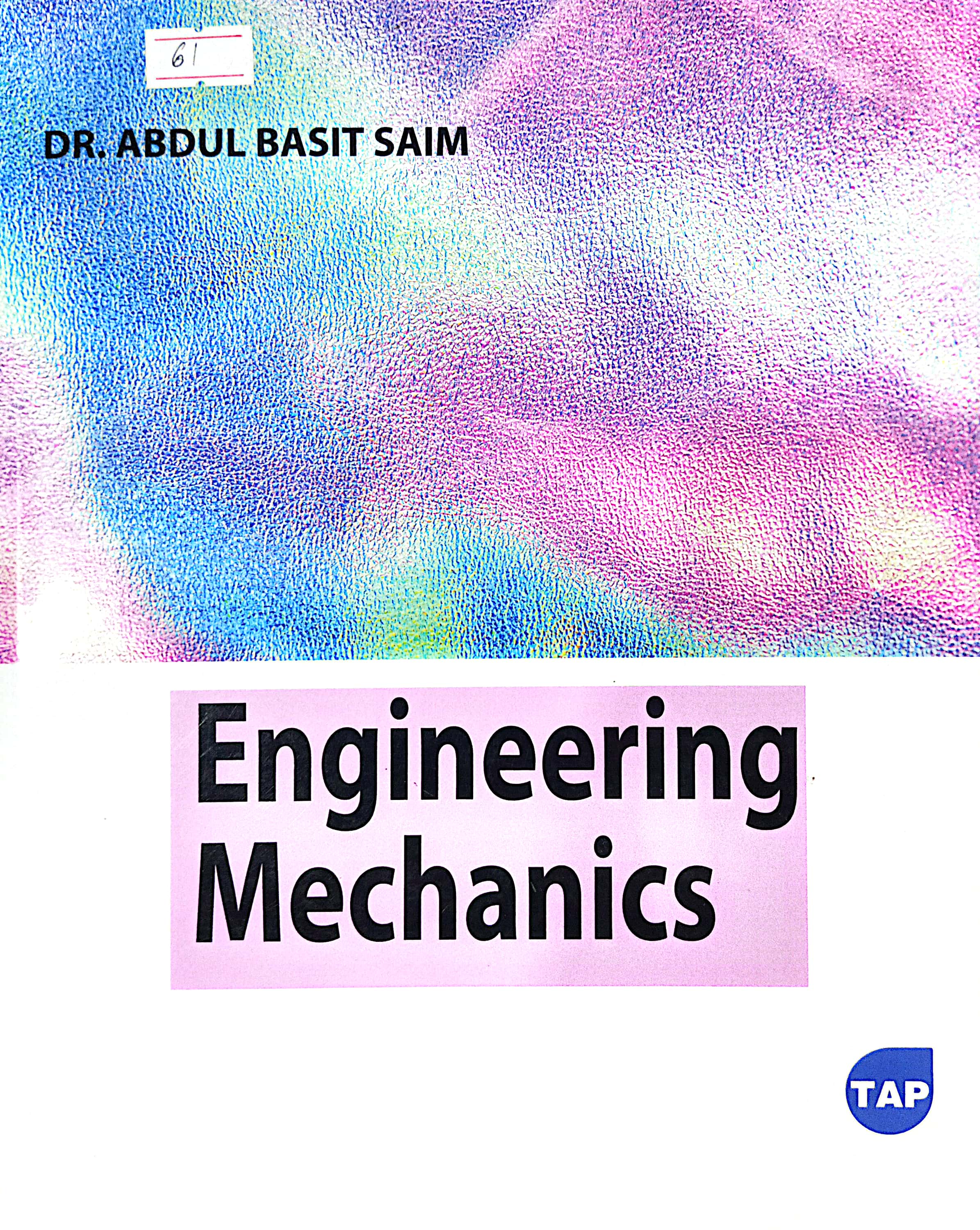 Book cover: Engineering mechanics