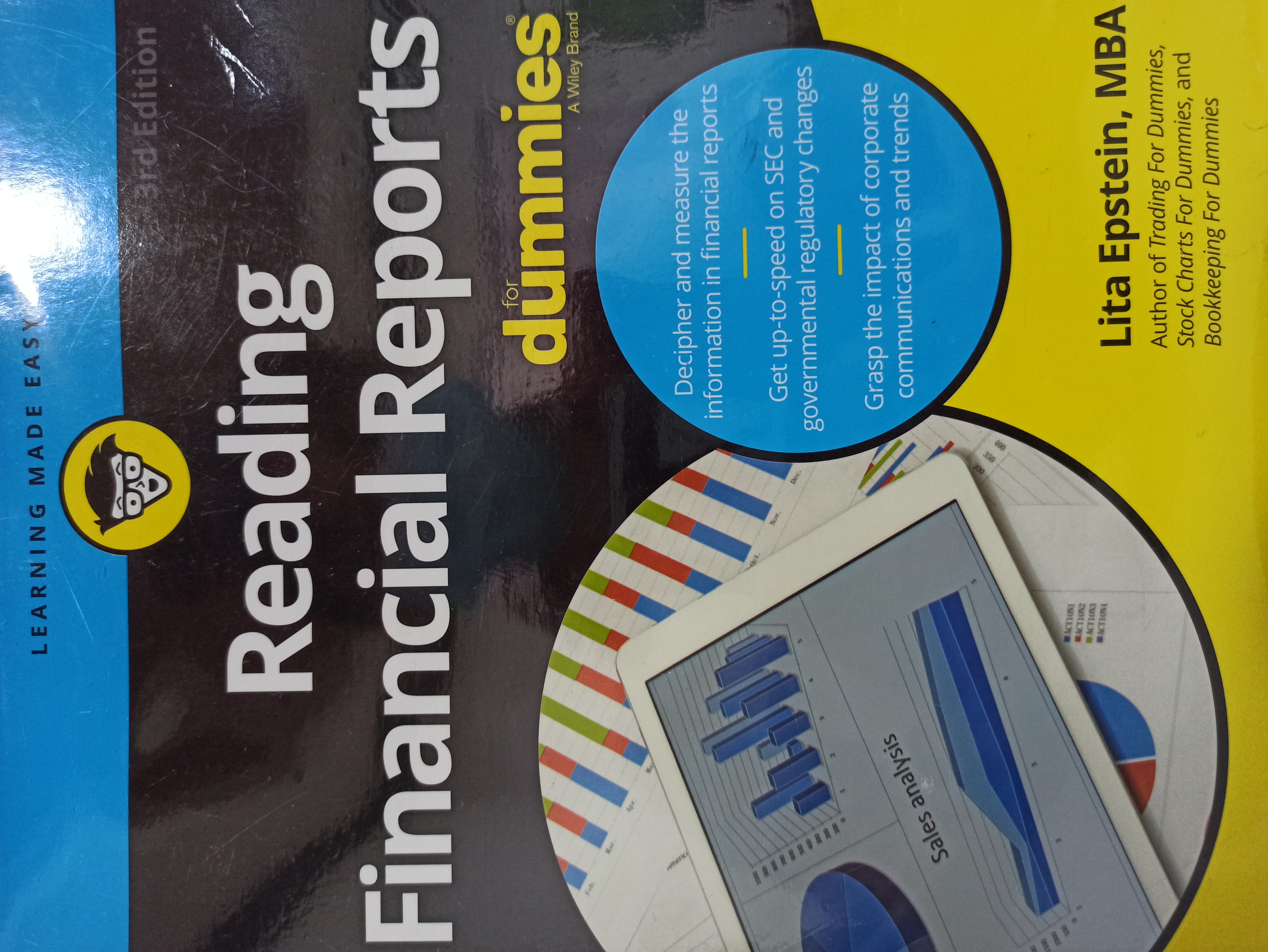 Book cover: Reading financial reports for dummies
