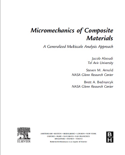 Book cover: Micromechanics of composite materials: a generalized multiscale analysis approach