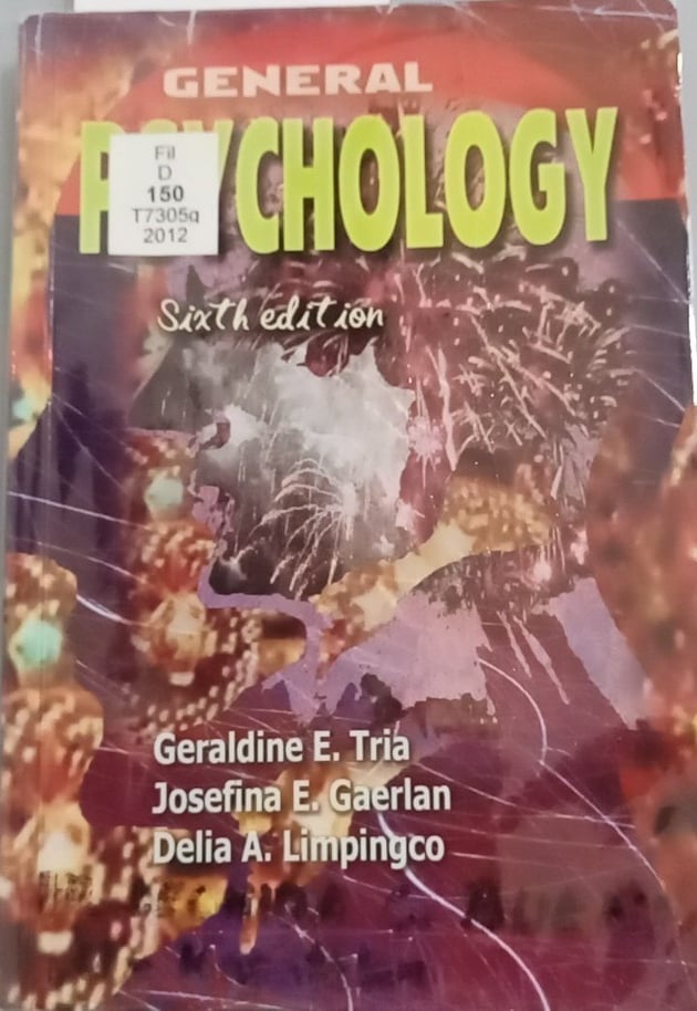 Book cover: General psychology