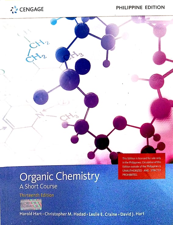 Book cover: Organic chemisty : a short course
