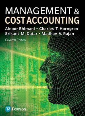 Book cover: Management & cost accounting