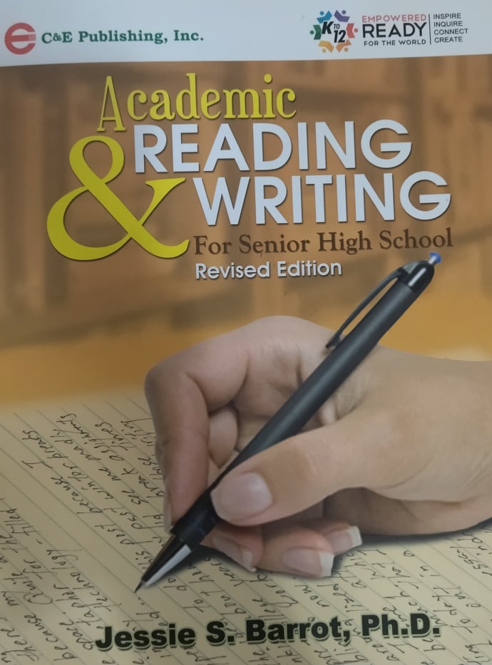Book cover: Academic reading & writing: for senior high school