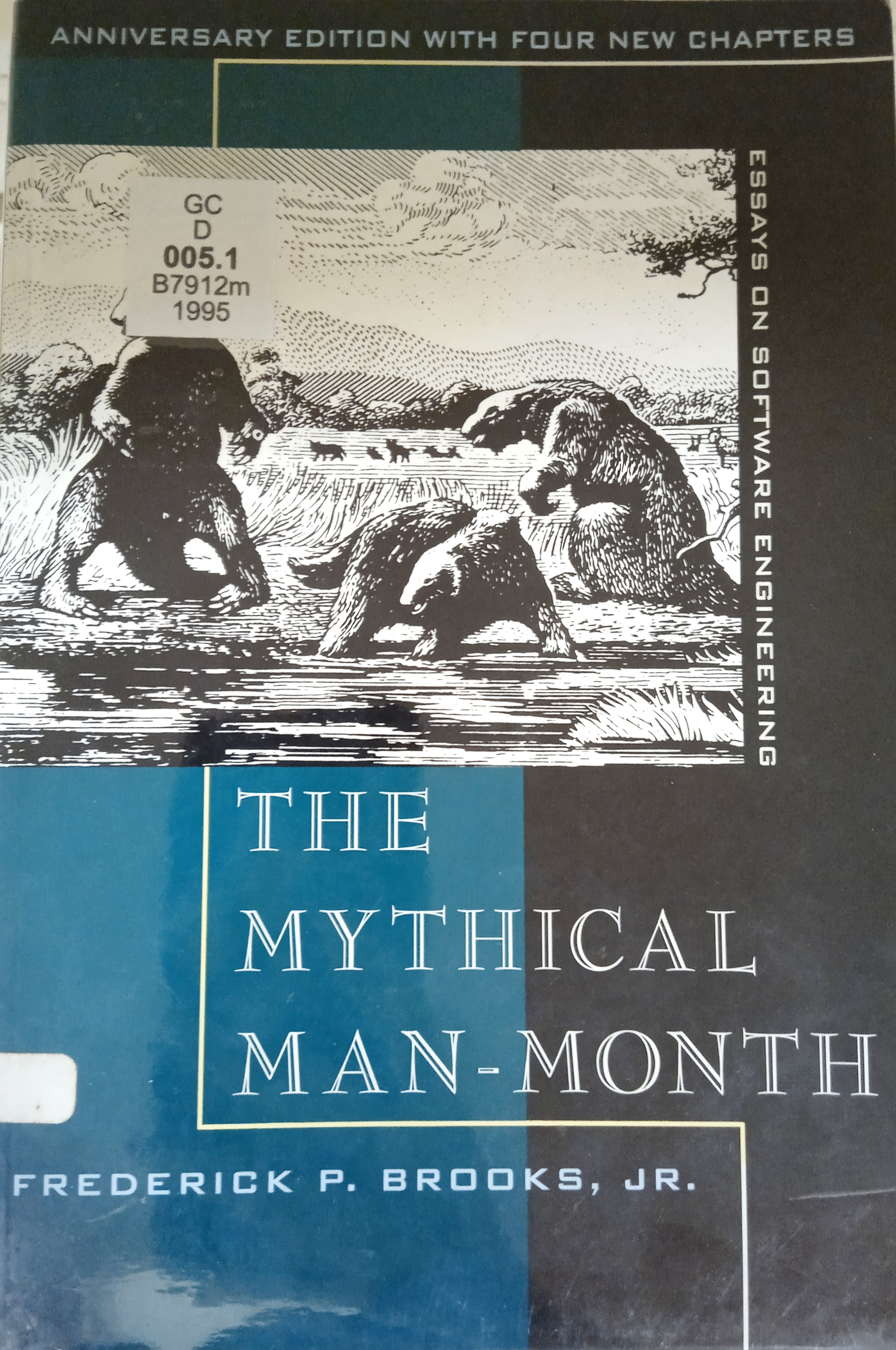 Book cover: The Mythical man-month : essays on software engineering