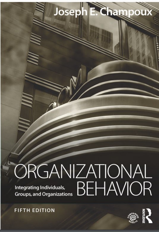Book cover: Organizational behavior: integrating individuals, groups, and organizations