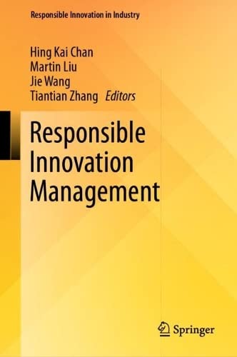 Book cover: Responsible innovation management.