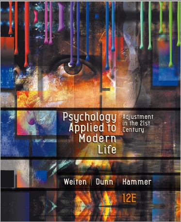 Book cover: Psychology applied to modern life: adjustment in the 21st century