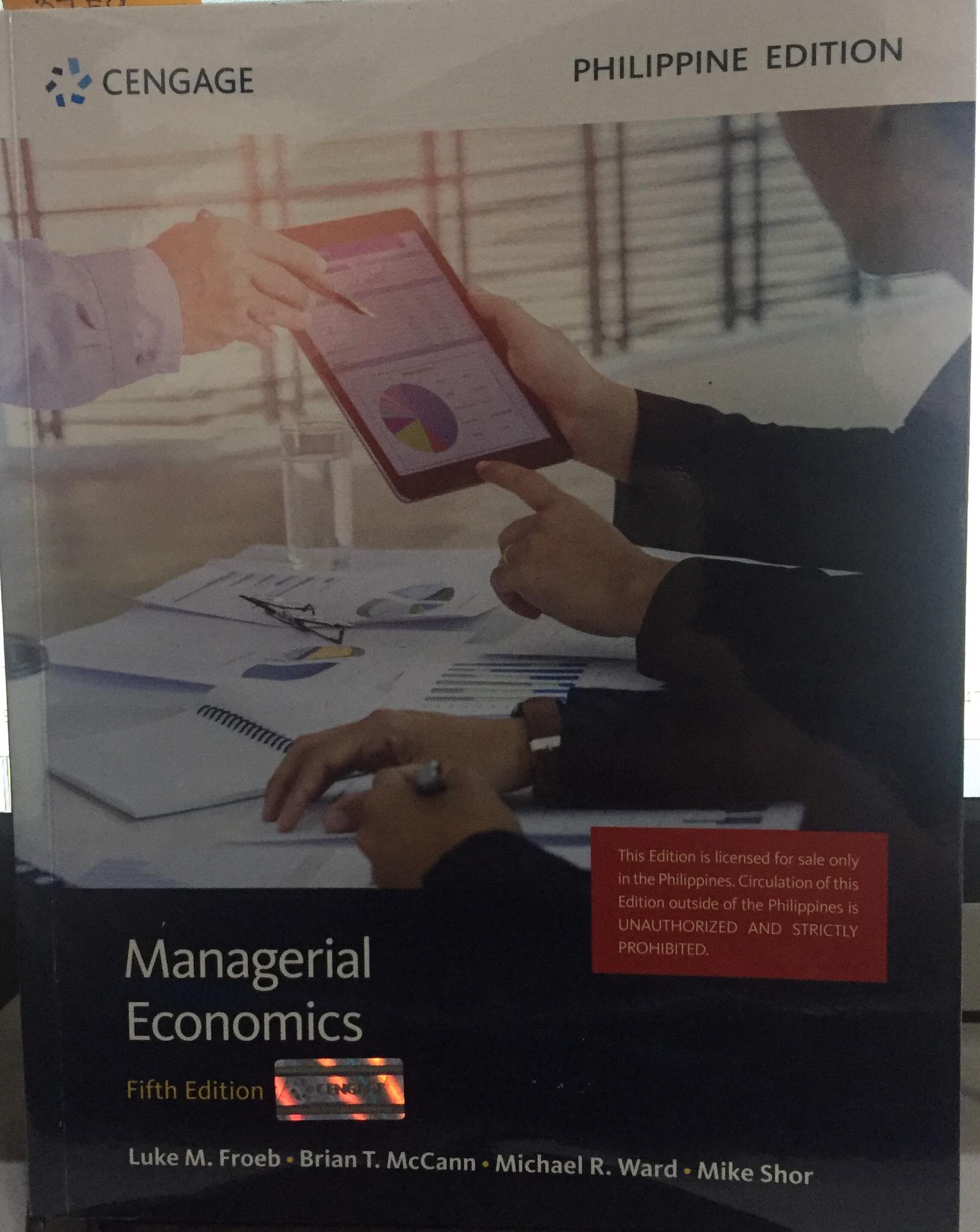 Book cover: Managerial economics