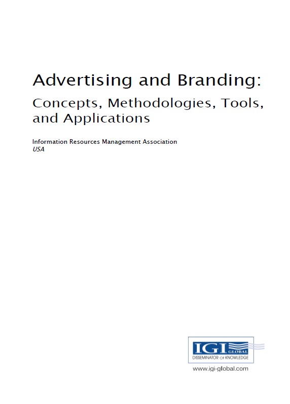 Book cover: Advertising and branding: concepts, methodologies, tools, and applications