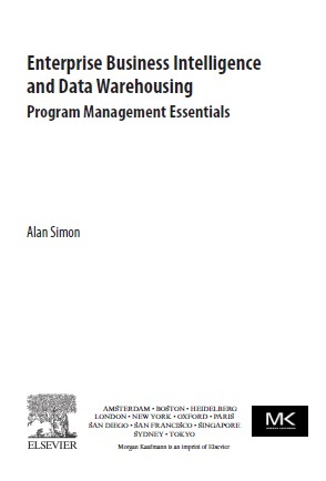 Book cover: Enterprise business intelligence and data warehousing program management essentials