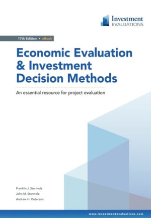 Book cover: Economic evaluation and investment decision methods : an essential resource for project evaluation