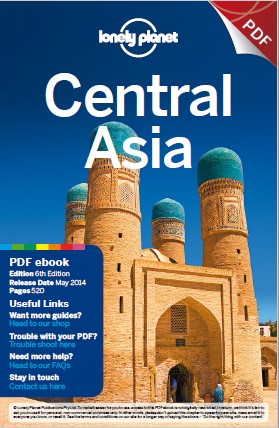 Book cover: Lonely planet central asia